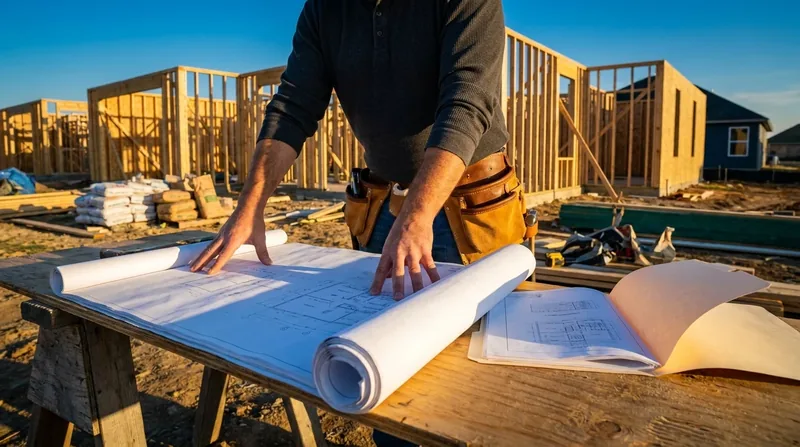 Contractor at a Tennessee residential jobsite, Tennessee home improvement license